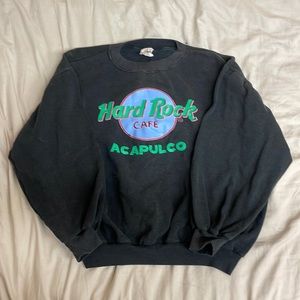 Hard Rock Cafe crewneck oversized